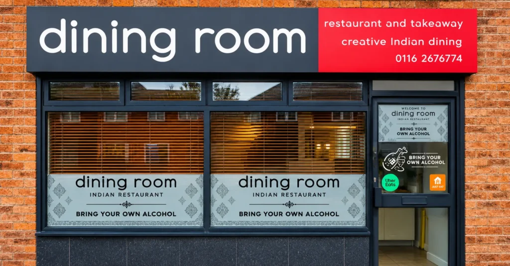 Dining Room BYO Alcohol Storefront